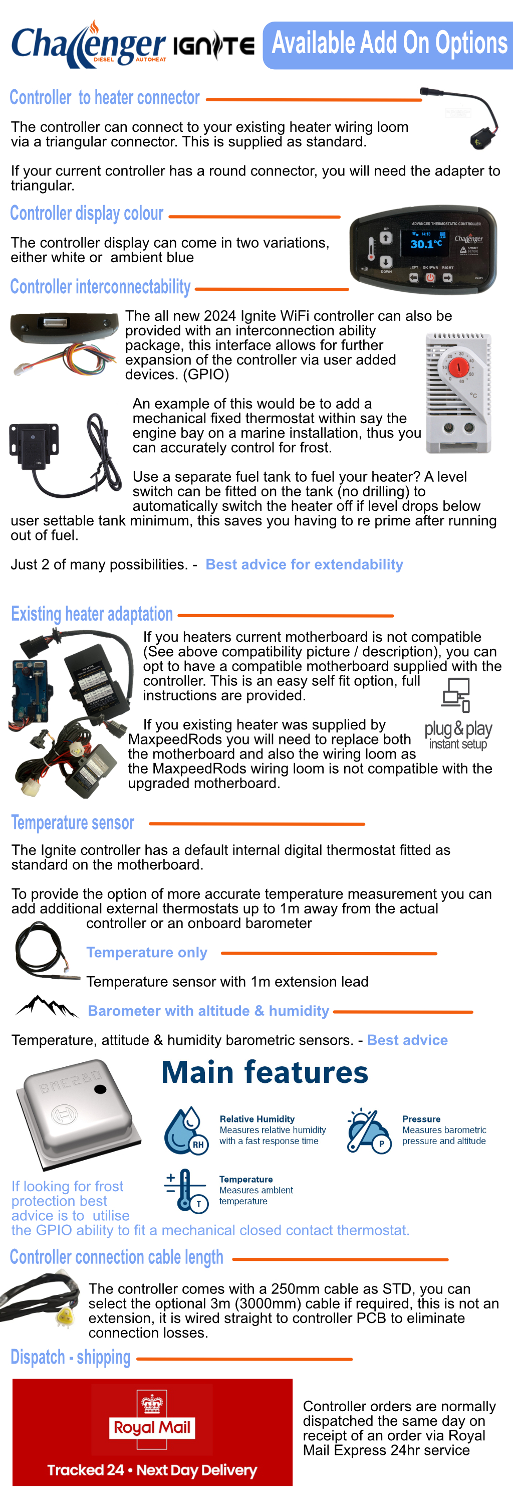 Ignite WiFi Advanced Diesel Heater Controller